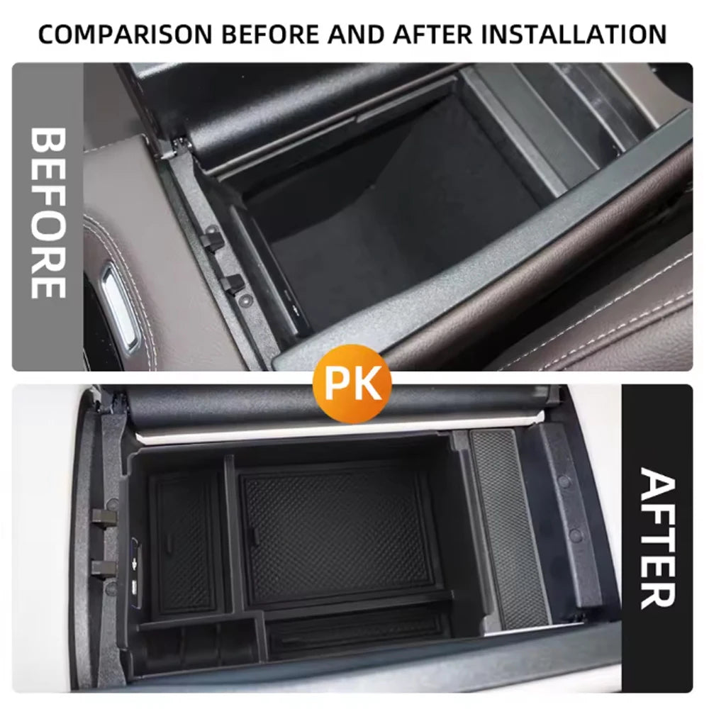 For Mercedes Benz GLE Class W167 V167 350 450 400d 2020-2024 Car Center Console Armrest Storage Box Car Accessories