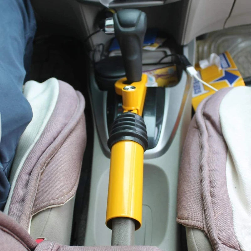 Car Steering Wheel Lock with Adjustable Handbrake Gear Shift Lock Car Safety Anti-Theft detail view