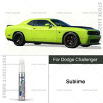 Car Paint Repair Pen For Dodge Challenger Paint Scratch Repair Accessories Blue White close-up view