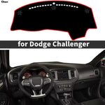 Car Dashboard Mat for Dodge Challenger 2015-2023 Dashmat Sunshade Protective Carpet additional angle