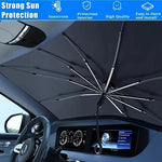 Folding Car Windshield Sun Shade Umbrella detail view