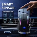 Magnetic Car Wireless Charger | Infrared Induction Phone Mount for Fast Charging close-up view