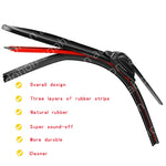 Colorful Frameless Wiper Blades | Universal Push Button 19mm lifestyle view