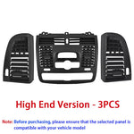 1/3pcs Black Car Air Conditioner Air Outlet Cover for Mercedes Benz Viano W636/Vito W639 2004-2015