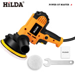 HILDA Electric Car Polisher | Adjustable Speed Waxing & Scratch Repair Tool close-up view