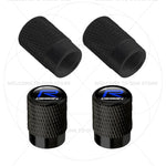 For Volvo R Design Emblem Aluminum Tire Valve Caps | 4-Pack Dust Covers detail view