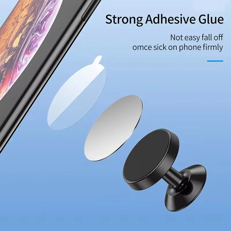 Magnetic Metal Plate Disk Car Phone Holder Stickers detail view