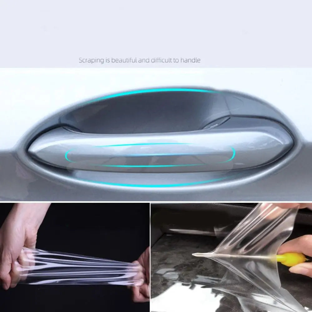 Clear TPU Car Door Handle Protector Film 4pcs/10pcs