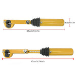 Car Steering Wheel Lock with Adjustable Handbrake Gear Shift Lock Car Safety Anti-T additional angle
