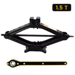 1.5T/2T Car Scissor Jack Auto Emergency Crank Lift Stand Labor-Saving Repair & Tire R alternate view