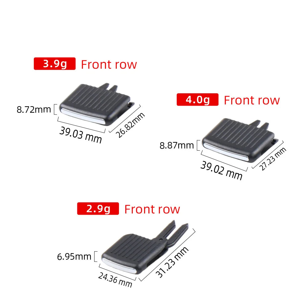 LHD RHD Car Front Rear Left Right Mid Air Conditioner AC Vent Grille Outlet Tab Clip Repair Kit for VW Golf 6 MK6 2009-2014