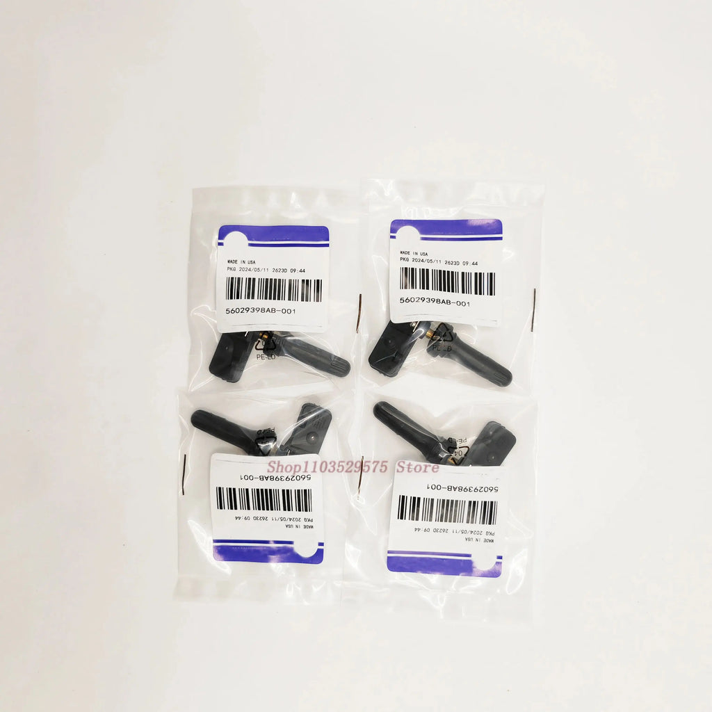 4Pcs 56029398AB Tire Pressure Sensor 433MHz TPMS | Compatible with Chrysler Jeep Dodge