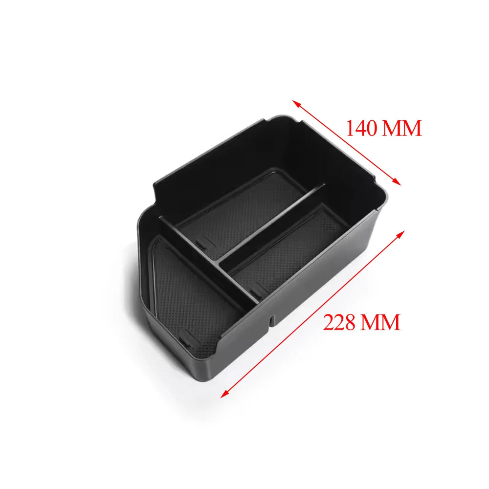 ABS Car Central Armrest Storage Box For Kia EV6 2022 2023 2024 2025 Center Console Organizer Tray Case Car Accessories