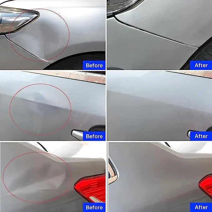Car Body Sheet Metal Paintless Dent Plastic Puller Kit Auto Hail Pit Removal Repair To close-up view