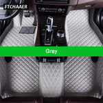 FTCHAAER Custom Car Floor Mats For Ssangyong Kyron Auto Carpets Foot Coche Accessorie