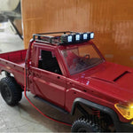 MN82 LC79 Metal Roof Rack With LED Light for 1/12 RC Car lifestyle view
