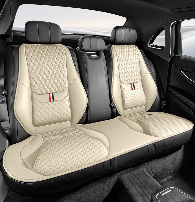 Universal Ergonomic Car Seat Cover Built-in 6cm Lumbar Support and Leg Bolster Breath lifestyle view
