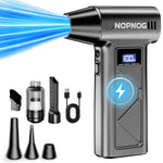 Vacuum Cleaner Air Blower Powerful Turbo Fan Car Cleaning Tools Electric Air Duster Auto Dust Collector for Home Outdoors Camping Truck RV Universal 110000RPM