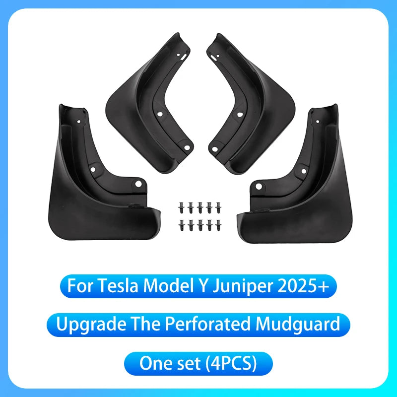 Tesla Model Y Juniper 2026 Mud Flaps | No Drilling, Tape-On Splash Guards & Fenders alternate view