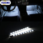 Neon LED Car Interior Ambient Foot Light With USB