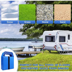 4 Pack Camper RV Leveling Stabilizer Jack Pads with Handle Support Blocks for Travel lifestyle view