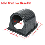 52mm 8-in-1 Car Gauge Set | Water Temp Oil Temp Oil Pressure Voltmeter Vacuum Tacho additional angle