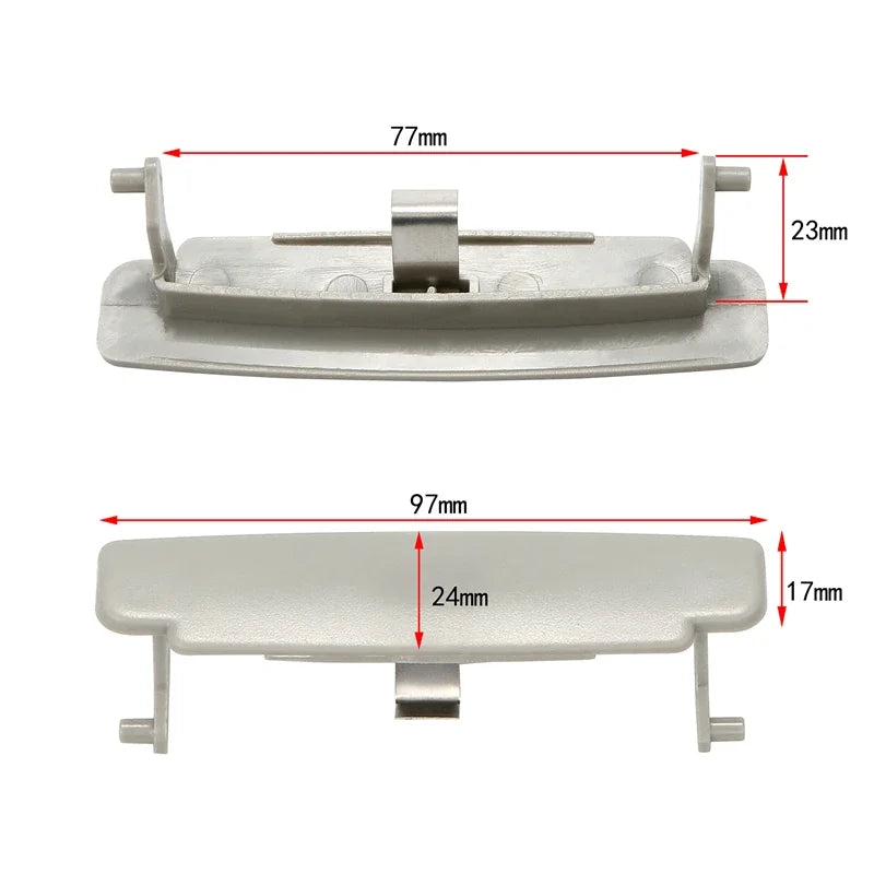 Black/Gray/Beige Car Armrest Lid Console Cover Latch Clip Catch for Audi A6/C5/C6 2005-2011 Auto Centre Console  Accessories