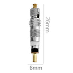 Detachable Presta Bicycle Valve Core Replacement | Brass CNC for MTB Road Bike Tire additional angle