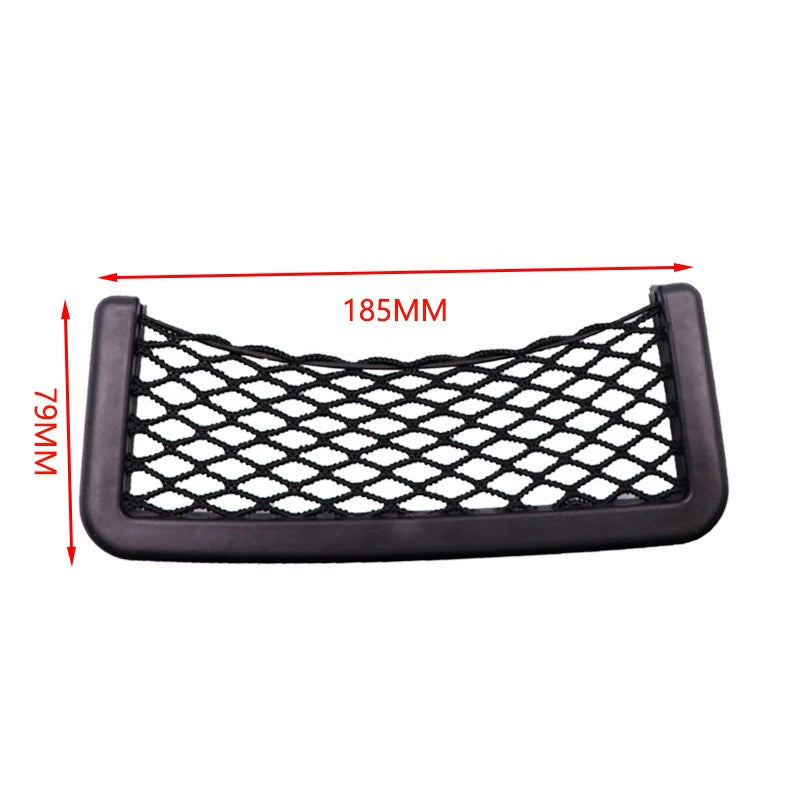 Car Organizer Storage Bag Auto Paste Net Pocket Phone Holder Car Accessories Interior 20 detail view