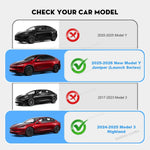 Car Center Console Organizer Armrest Cover Soft PU Leather Height Pad for Tesla Model Y Juniper and Model 3 Highland