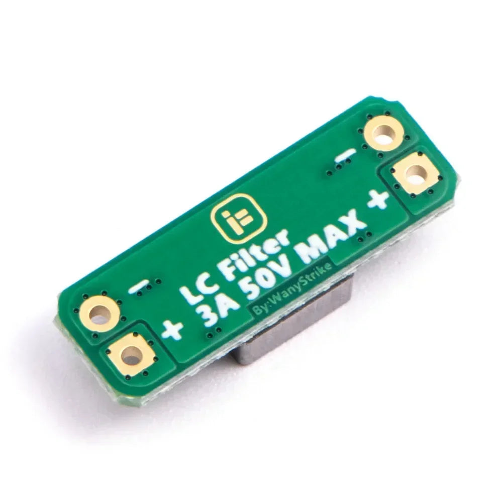 4pcs LC Filter Module 3A 5-30V Built-in Reverse Polarity Protection Reduce the Effect of Radiated Interference for FPV Drone