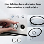 Universal Car Camera Lens Protector 2PCS Rear View Backup Camera Cover 360° Camera Protection Anti Scratch Waterproof