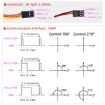 Waterproof Metal Gear Digital Servo for 1/8 1/10 Scale RC Cars additional angle
