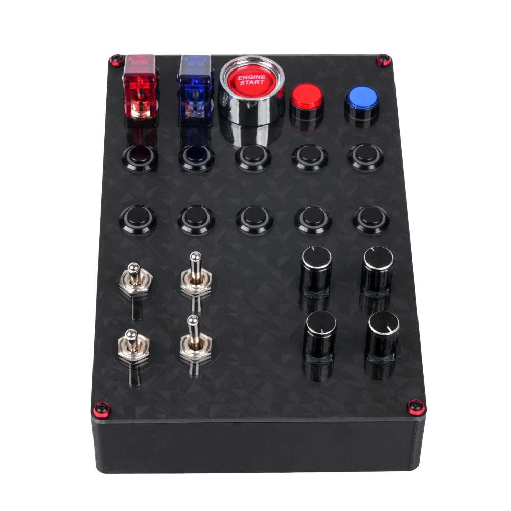 Sim Racing Control Box | PC USB Multifunctional Button Panel additional angle