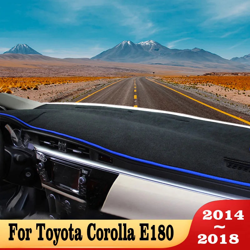 Car Dashboard Cover Dash Anti-UV Mat For Toyota Corolla E180 E150 2006-2018