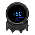 2" 52mm Car Turbo PSI BAR Boost Gauge Oil Pressure Water Temp Oil Temp Meter Voltmeter close-up view