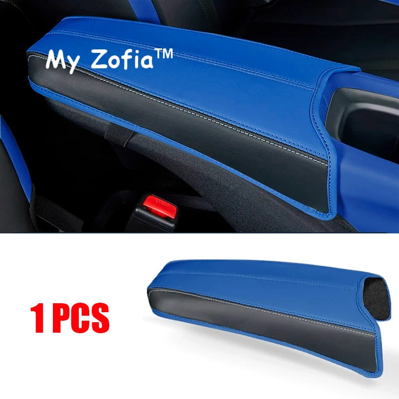 For BYD Dolphin Mini Seagull 2024 2025 2026 Car Leather Armrest Box Center Console Lid Armrest Cover Interior Accessories