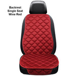 Car Seat Cushion Cover Universal Winter Warm Rear Seat Protector Three Piece lifestyle view