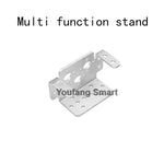Black Multi Dof Robot Parts Accessory M3/M4 Screw U Beam Servo Bracket For Robot Kit Standard Part Steering Bearing Bracket Kit