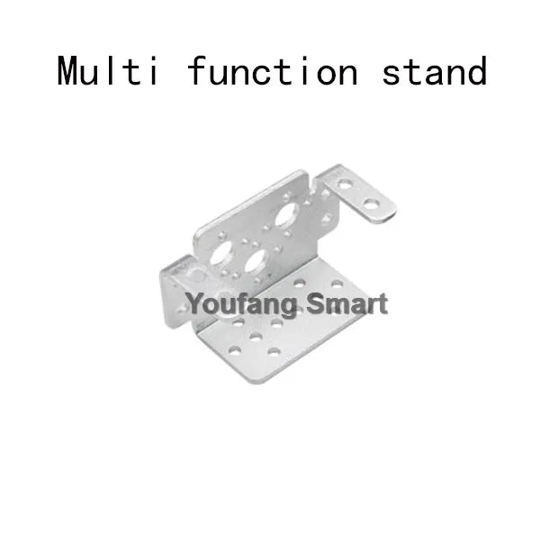 Black Multi Dof Robot Parts Accessory M3/M4 Screw U Beam Servo Bracket For Robot Kit Standard Part Steering Bearing Bracket Kit