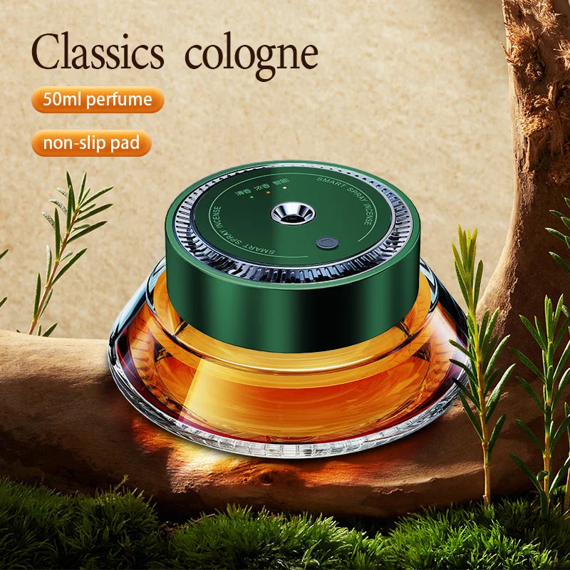 Car Air Freshener Perfume Vent Clip Electric Aroma Diffuser Essential Oil Diffuser Intelligent Microquake Response 50ml