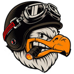 Personalized Sticker Motorcycle Stickers AMERICAN EAGLE HELMET Exterior Parts Waterproof Vinyl Decals Car Accessories Products