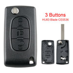 2 / 3 / 4 Buttons Remote Key Case Fit for Peugeot 207 307 308 407 607 807 Citroen C2 C3 detail view