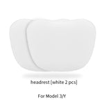 OULEX Tesla Model 3 & Model Y Nappa Leather Car Seat Neck Pillow – Ergonomic Memory F lifestyle view