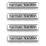 Harman Kardon BOSE Badge aluminum 3D car audio stickers For bmw Dacia Alfa Romeo Lada Skoda Hyundai Infiniti Volvo Audi Jaguar