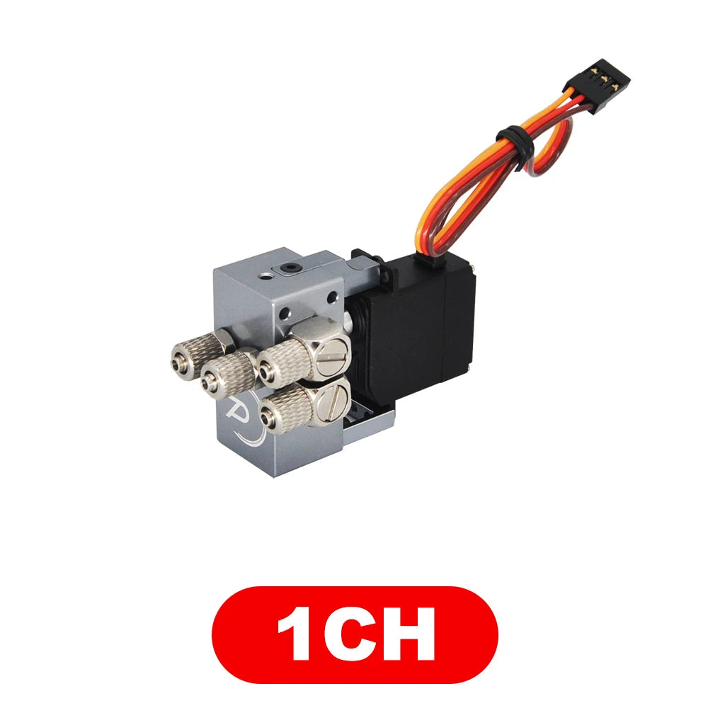 RC Hydraulic Rotary Valve Block 4mm Nozzle for Excavator Models detail view