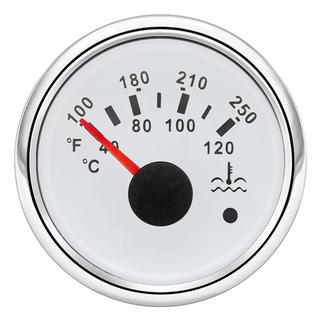 52mm Marine Boat Water Temp Gauge | 40-120℃ Water Temperature Meter for Car Auto Moto alternate view