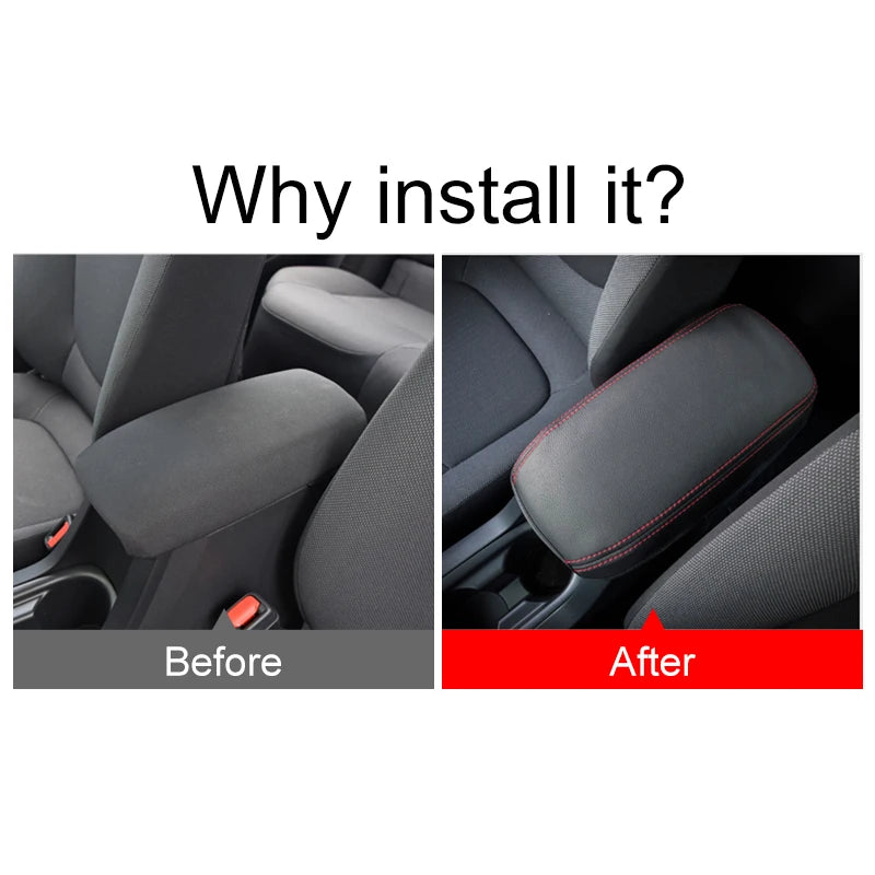 For Toyota Corolla E210 2019 2020 2021 2022 2023 2024 2025 Hybrid Car Center Console Armrest Box Cover Leather Trim Accessories