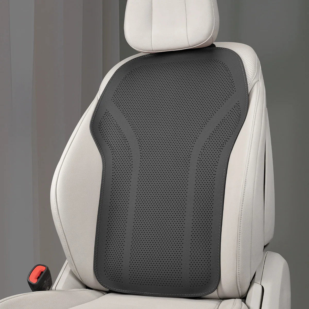 Breathable Leather Car Seat Cover Universal Front Seat Protection Cushion Luxury Ca additional angle