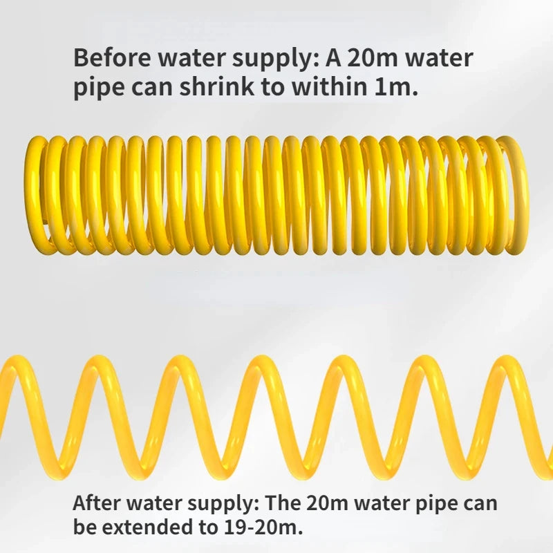 Telescopic Water Pipe with High-pressure Nozzle | Car Washing Tool Set for Pressure Cl close-up view